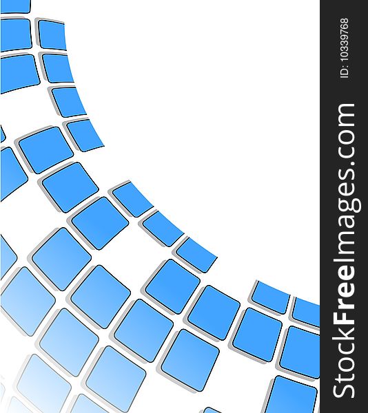 The blue  abstract background