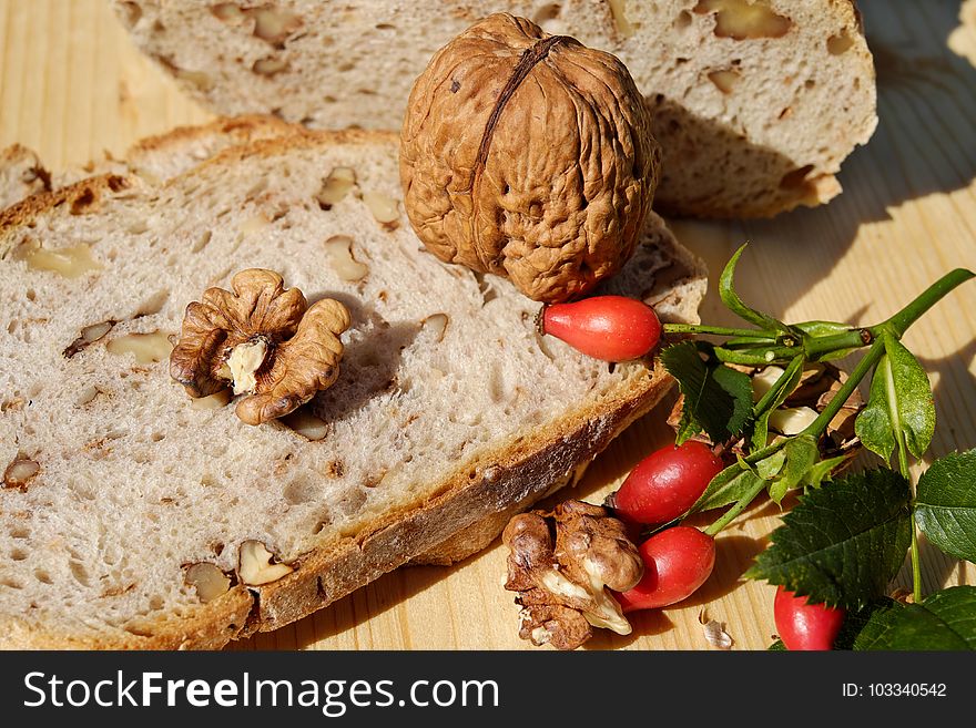 Vegetarian Food, Food, Whole Grain, Rye Bread