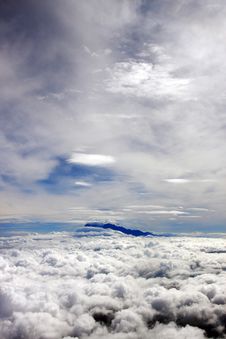 Aerial View Of Mount Kinabalu Royalty Free Stock Image Aerial View Of Mount Kinabalu Royalty Free Stock Image