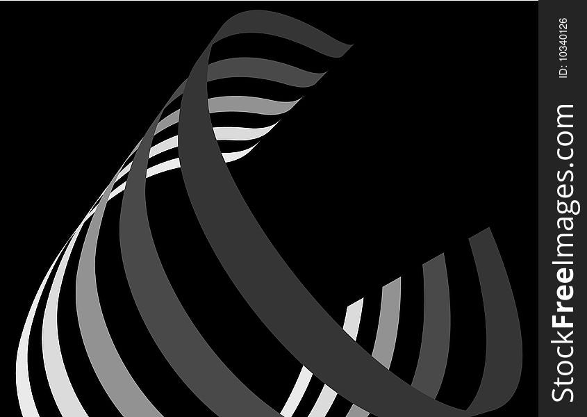 The black and white  abstract background