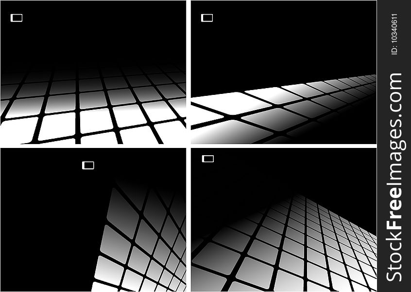 The black and white  abstract background