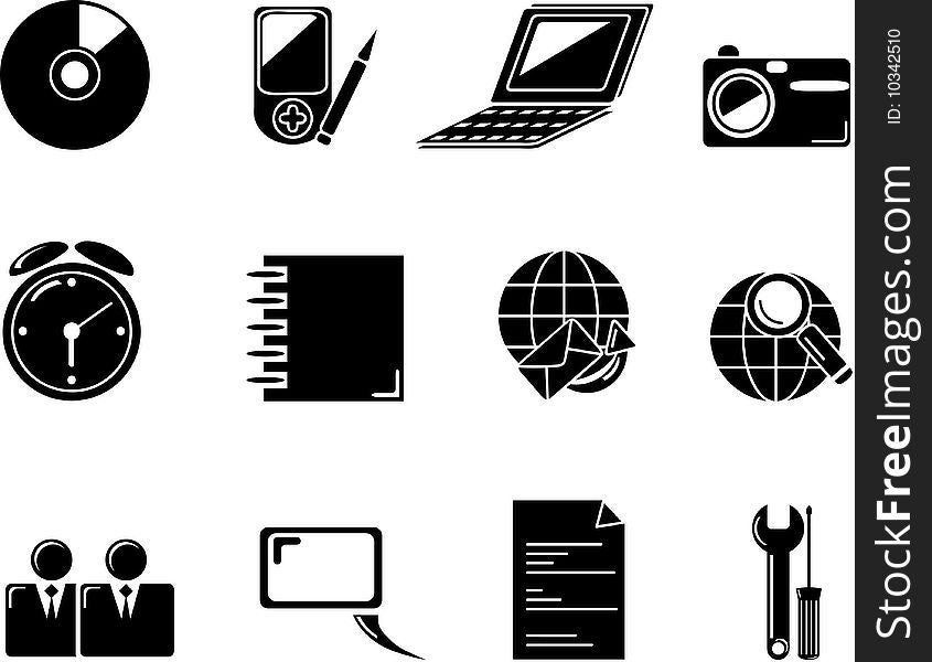 12 buttons for web sites. Business icons for internet. 12 buttons for web sites. Business icons for internet.