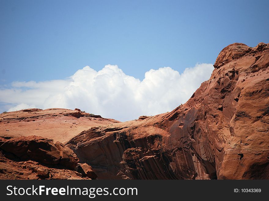 Rock Ledge at Lake Powell Utah