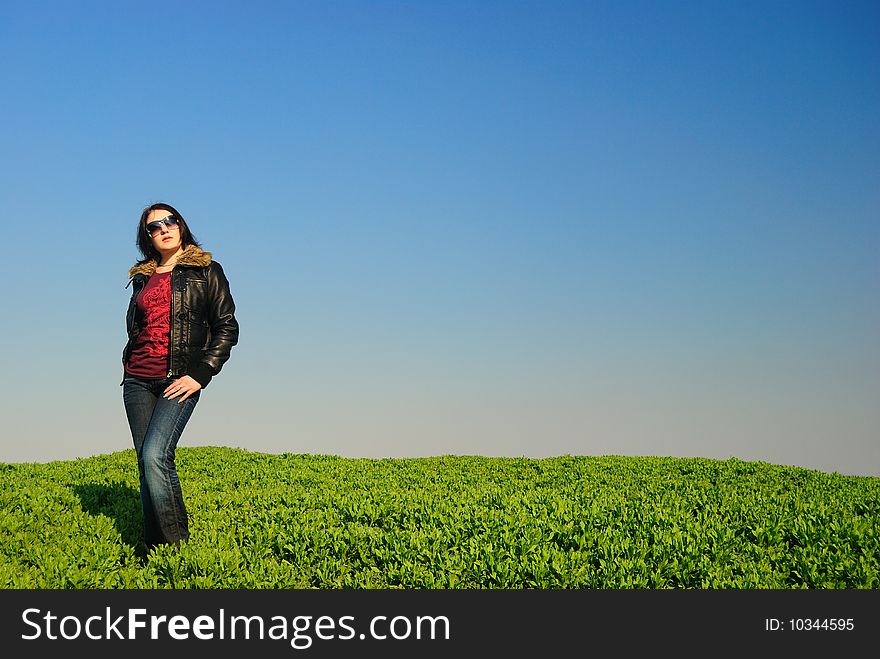 Teen In The Field