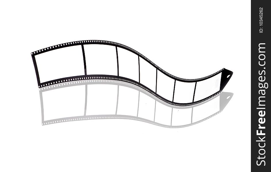 Blank film strip