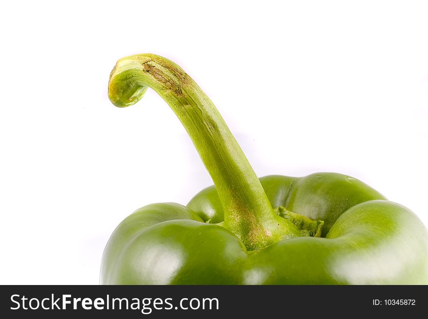 Color pepper on white background. Color pepper on white background