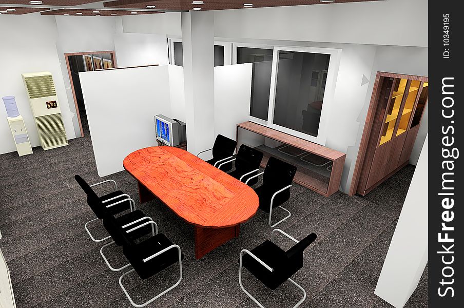 A small corporation office design