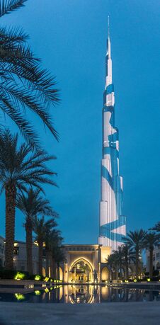 Burj Khalifa In Dubai, UAE Stock Photos Burj Khalifa In Dubai, UAE Stock Photos