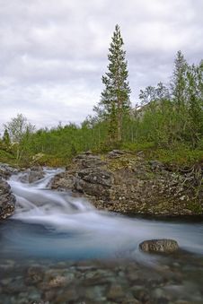 Mountain River With Clear Water Stock Image Mountain River With Clear Water Stock Image