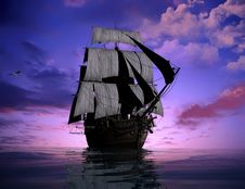 The Ancient Ship Royalty Free Stock Image The Ancient Ship Royalty Free Stock Image