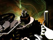 Mechanical Clock Stock Image Mechanical Clock Stock Image