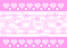 Pink Hearts And Stars Background Royalty Free Stock Photo Pink Hearts And Stars Background Royalty Free Stock Photo