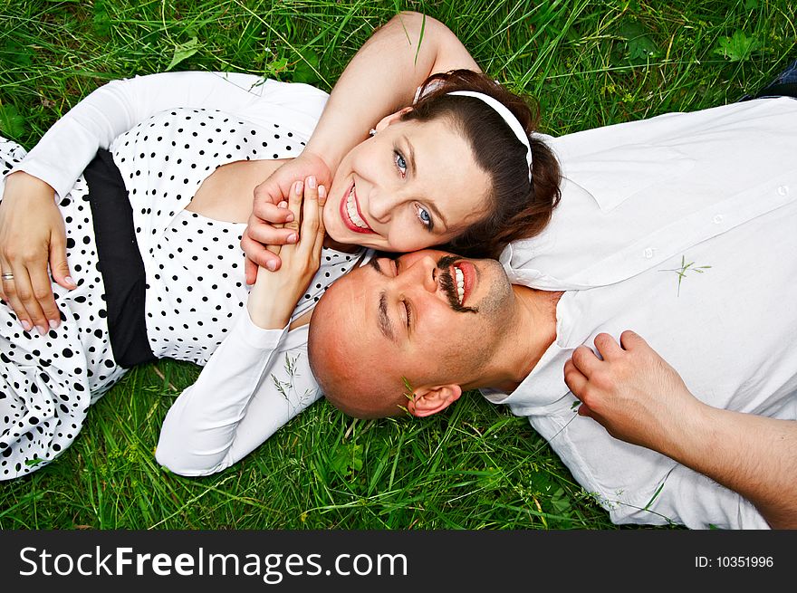 Lying On Grass