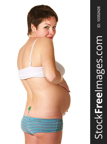 Young pregnancy woman