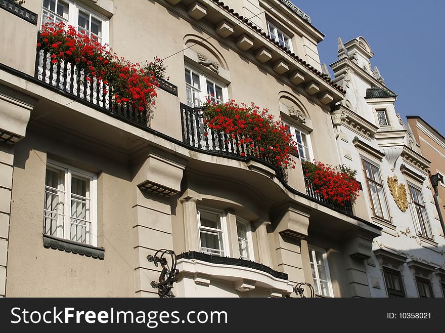 Austrian Flowered Balconies