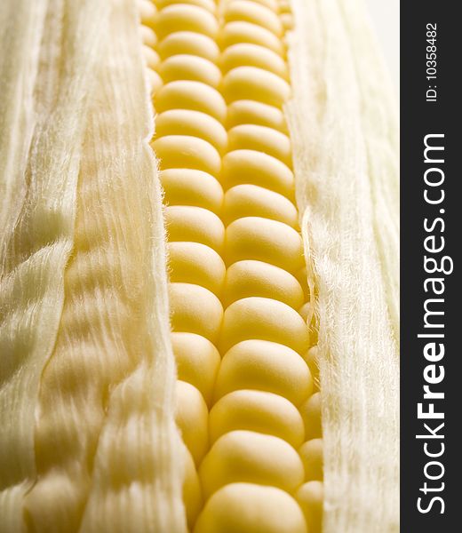 Raw yellow corn closeup background. Raw yellow corn closeup background.