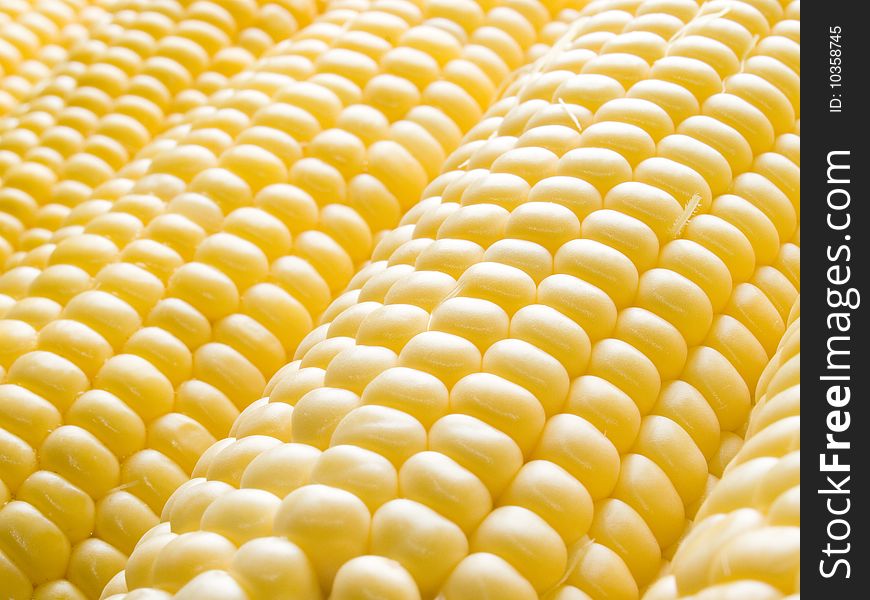 Raw yellow corn closeup background. Raw yellow corn closeup background.