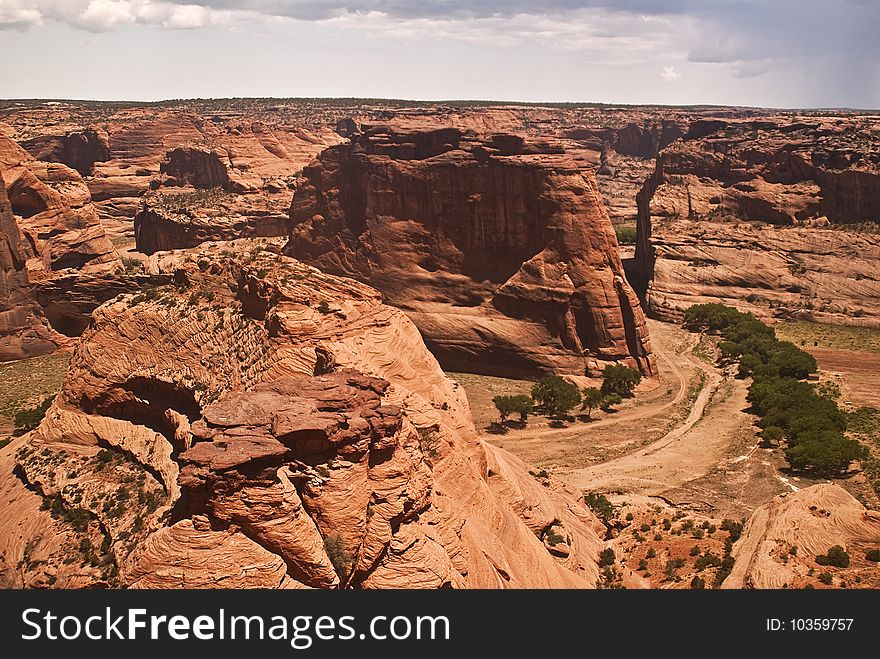 This is a picture of Canyon de Chelly National Monument