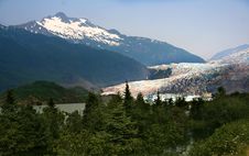 Mendenhall Glacier, Alaska Royalty Free Stock Photography