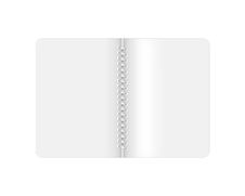 Note Book Close Up On White Royalty Free Stock Images
