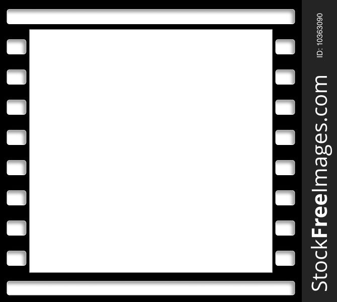 Image of negative film. Can be used as background