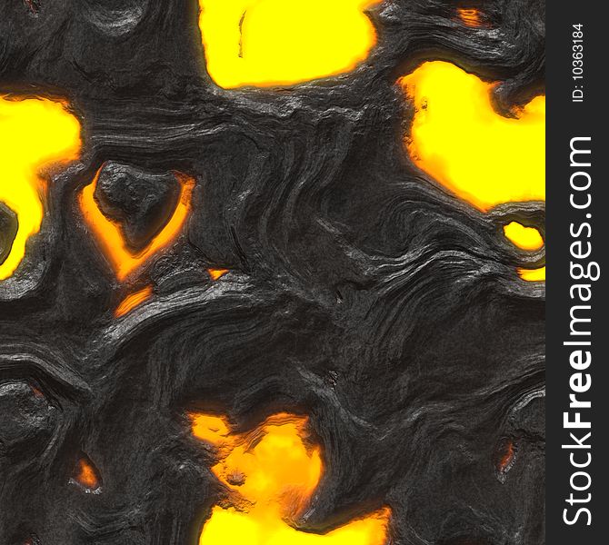 High quality computer generated seamless texture of lava. High quality computer generated seamless texture of lava