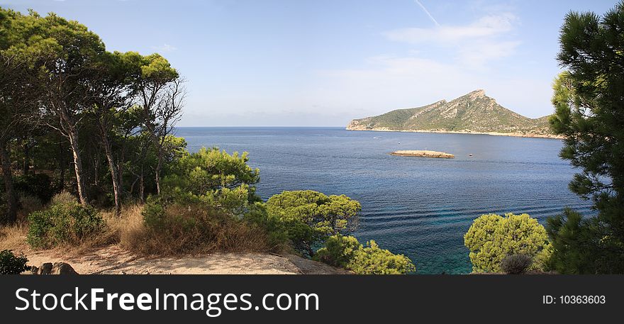 View on island Dragonera. Majorca. View on island Dragonera. Majorca