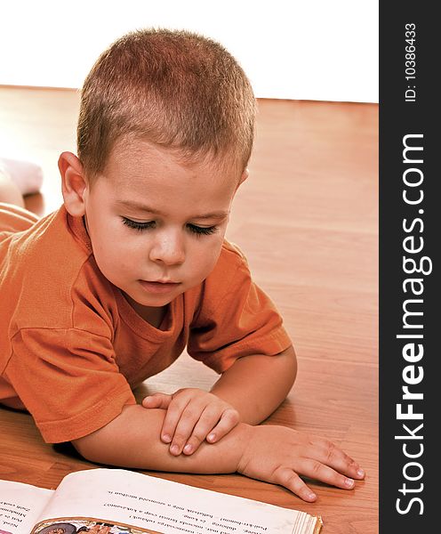 Boy Reading Book