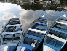 Three Boats Royalty Free Stock Images Three Boats Royalty Free Stock Images