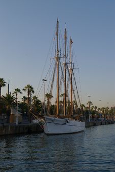 Docked Tall Ship Royalty Free Stock Image Docked Tall Ship Royalty Free Stock Image