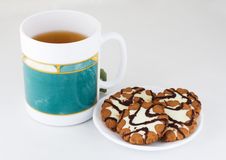 Tea With Cookies Royalty Free Stock Photos Tea With Cookies Royalty Free Stock Photos