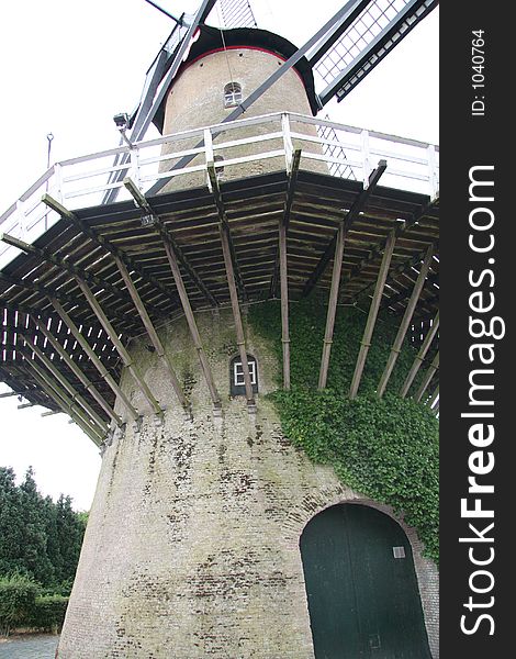 Monumental Dutch Mill,Wagenberg
