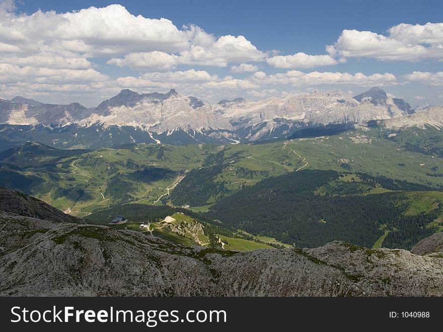 Landscape in southern Tyrol