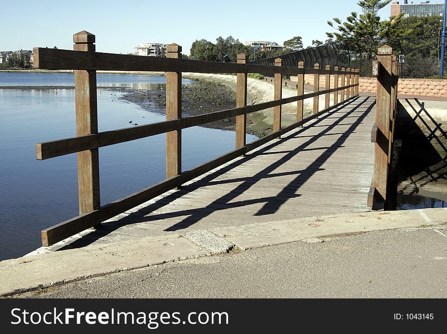 Little Bridge in Park