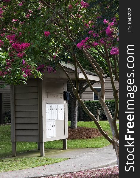 Mailboxes at Condominium Complex