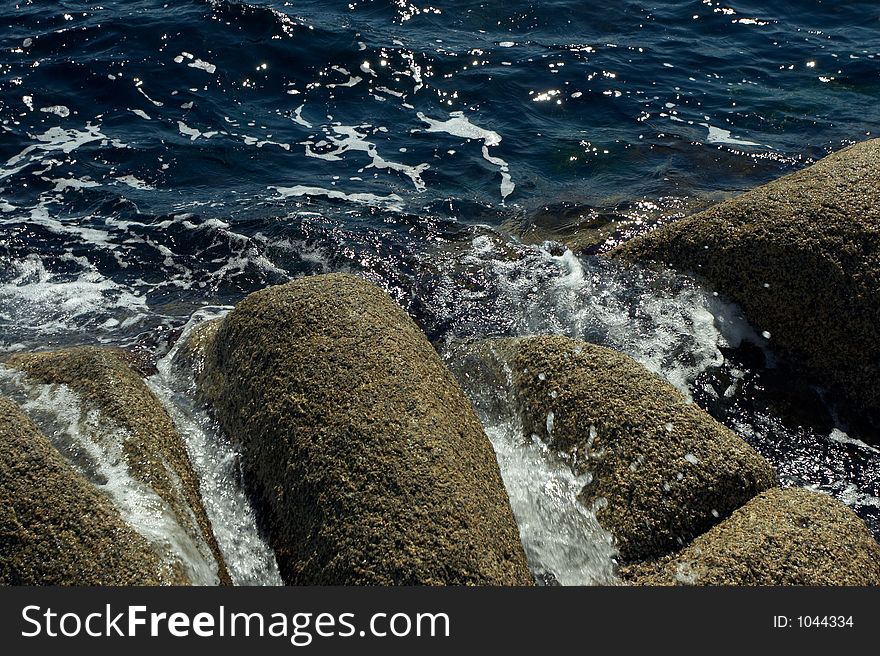 Coast of the Japanese sea. Coast of the Japanese sea