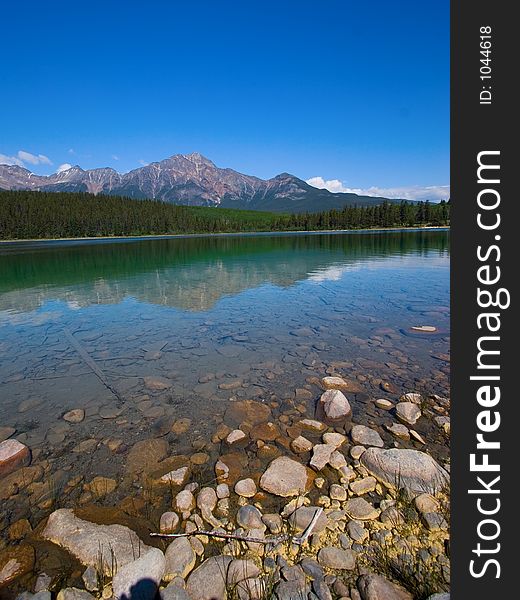 Patricia Lake, Jasper National Park, Alberta, Canada. Patricia Lake, Jasper National Park, Alberta, Canada.
