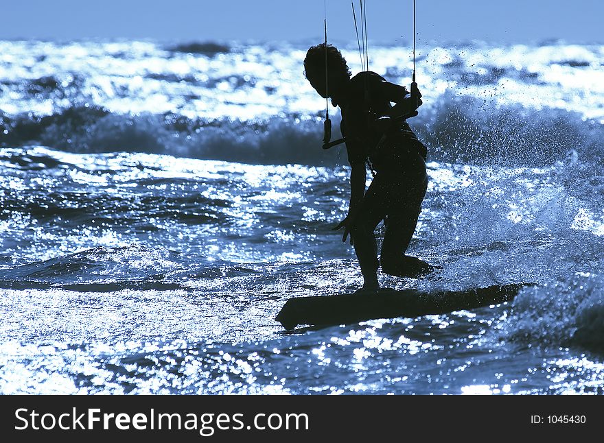 Kitesurfing