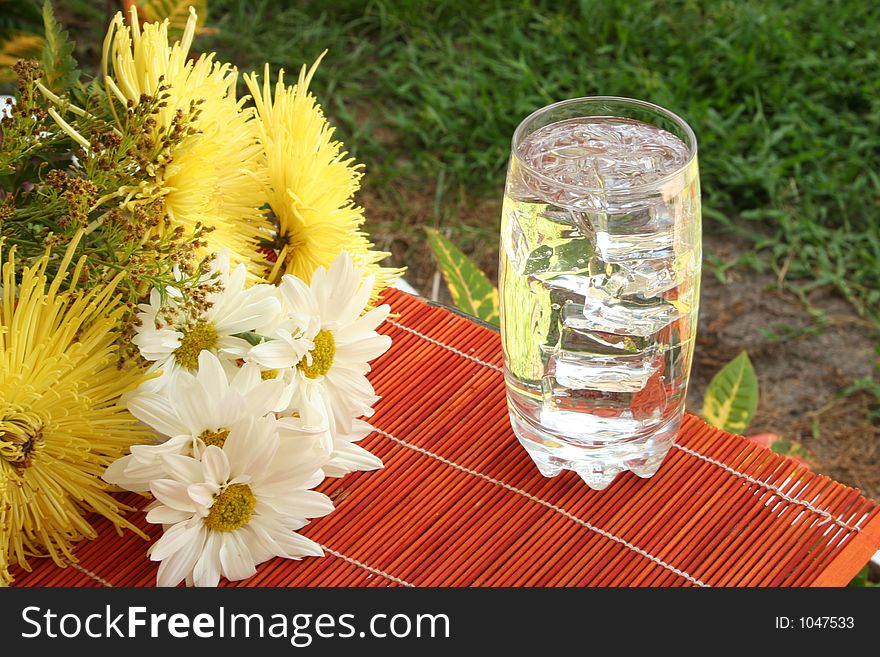 Fresh Water And Flowers