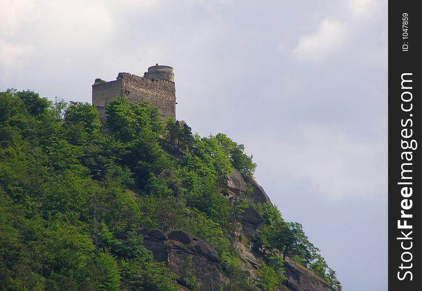 Castle on high rock. Castle on high rock