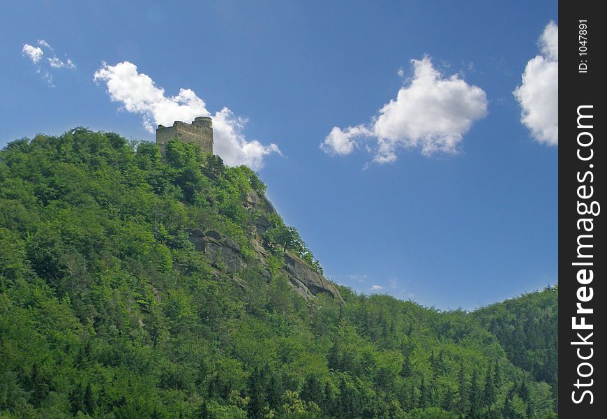 Castle on high rock. Castle on high rock