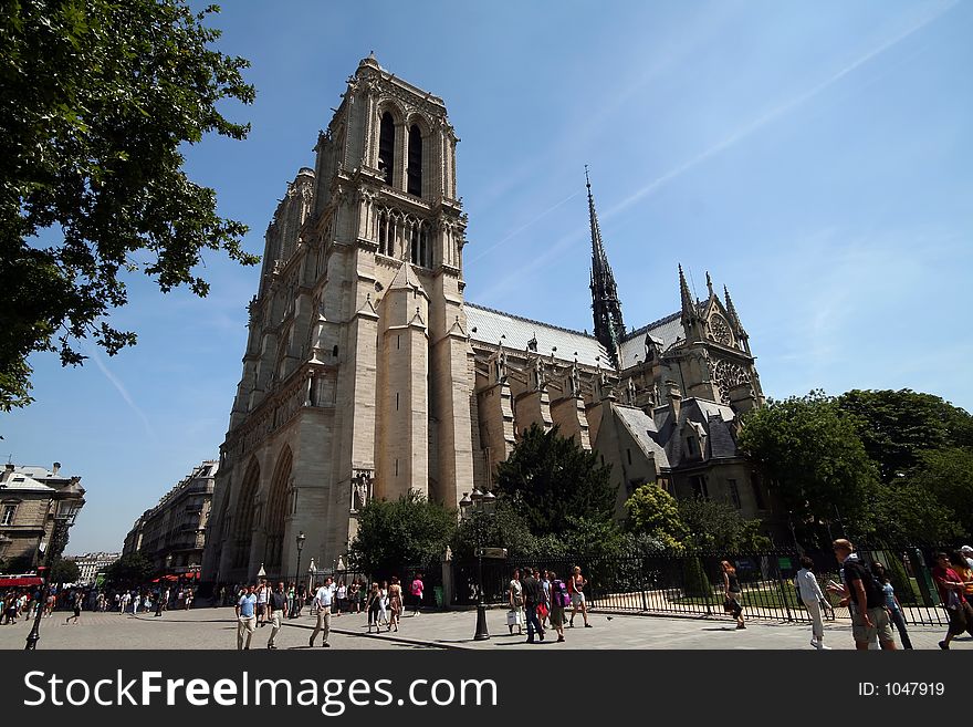 Notre dame cathedral, Paris, France