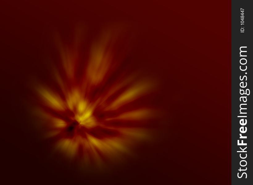 Red Burst Background