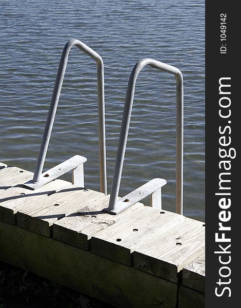 Metal Ladder for Water Access