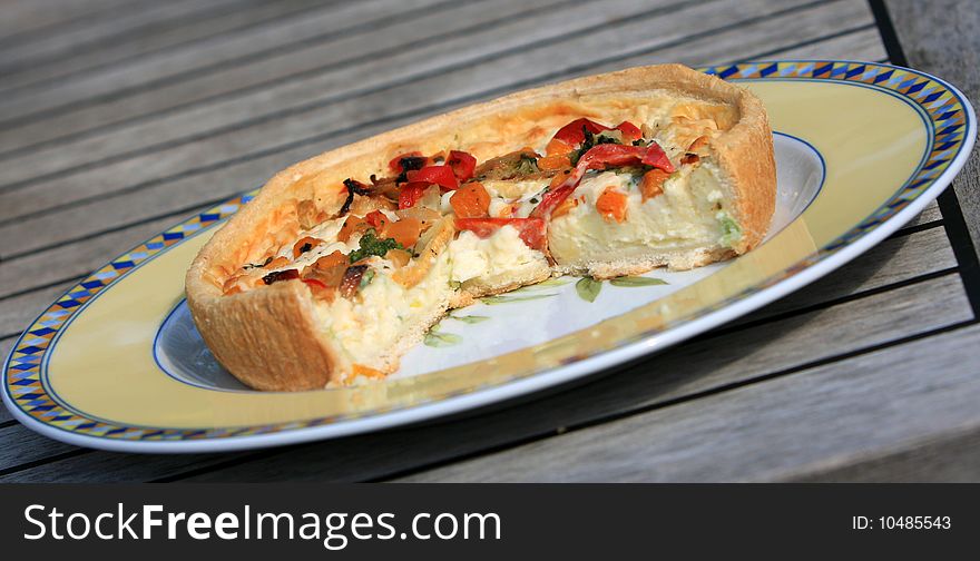 Quiche / tart food