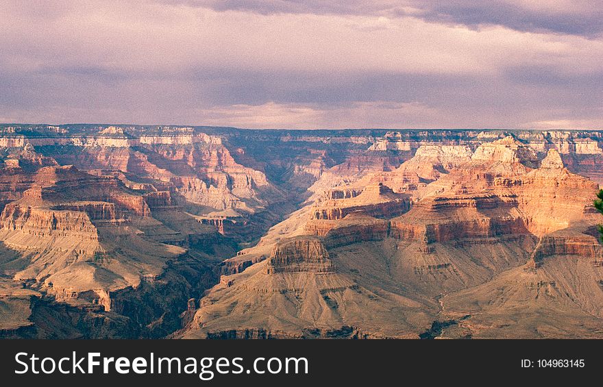 Canyon, Clouds, Dawn