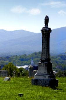 Mountainside Cemetery Stock Photography Mountainside Cemetery Stock Photography