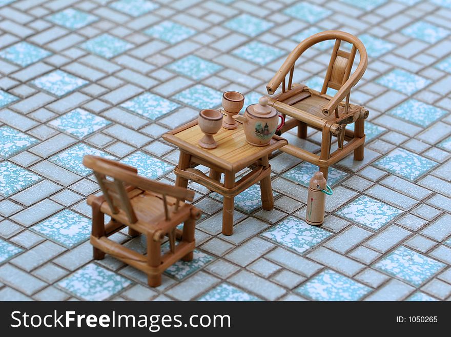 Rattan Table And Chairs