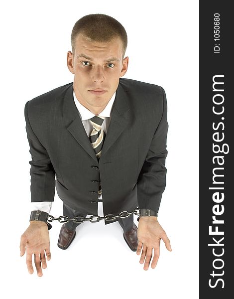 Chained Businessman