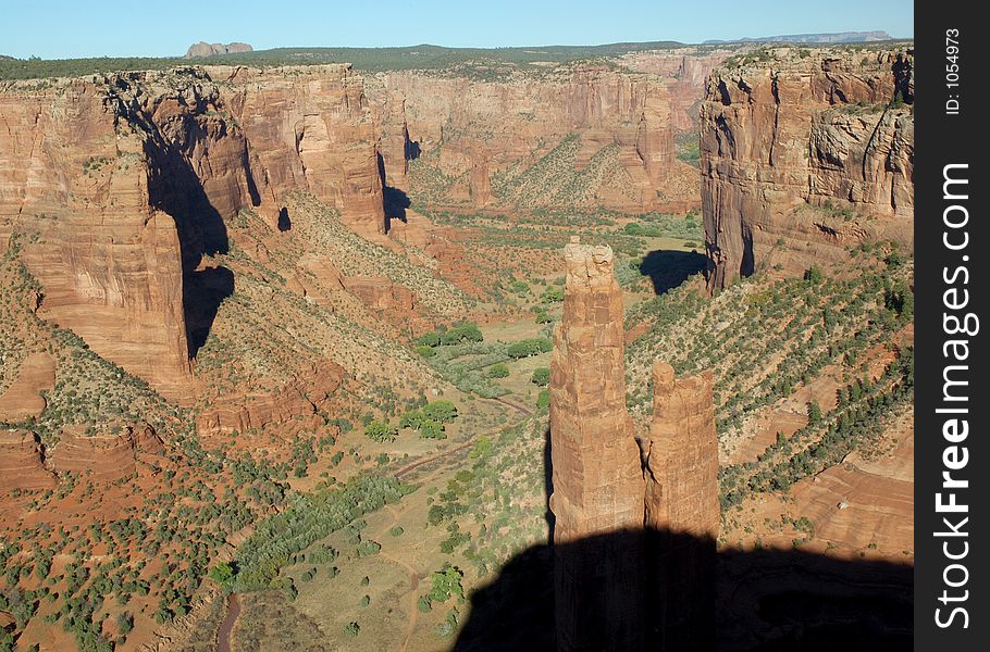 Spider Rock in Canyon de Chelly